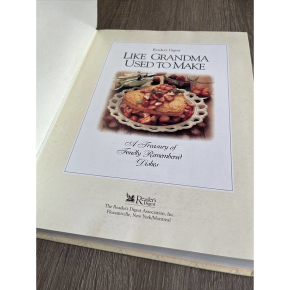 Like Grandma Used to Make Treasury of Fondly Remembered Dishes Hardcover Book - Picture 3 of 12